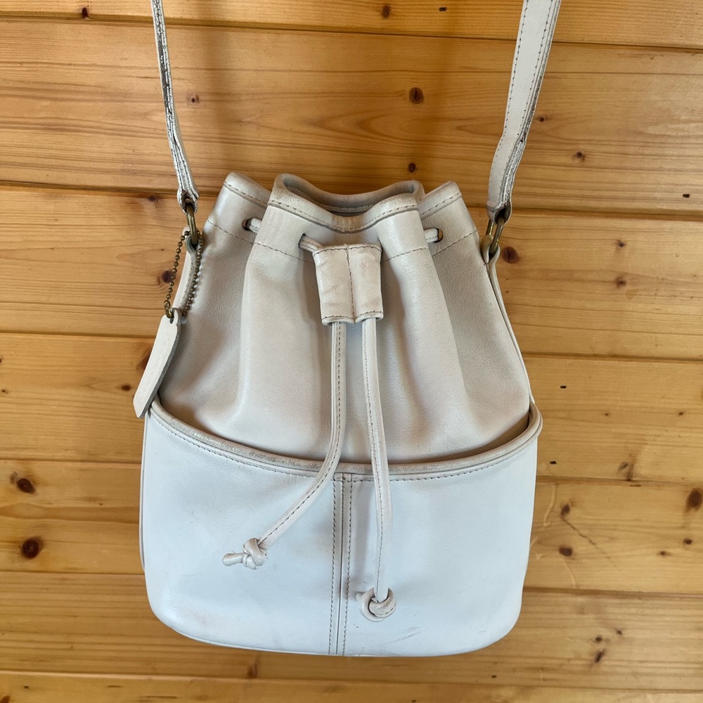 Coach Vintage Leather Mini Thompson Bucket Bag